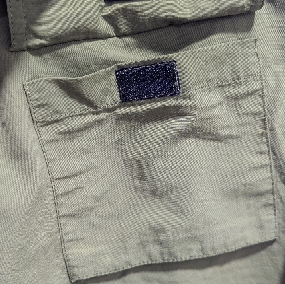 Eddie Bauer Mens Shorts Hybrid Green Nylon Swim Trunks Mesh Lined Drawstring XL - Picture 7 of 10